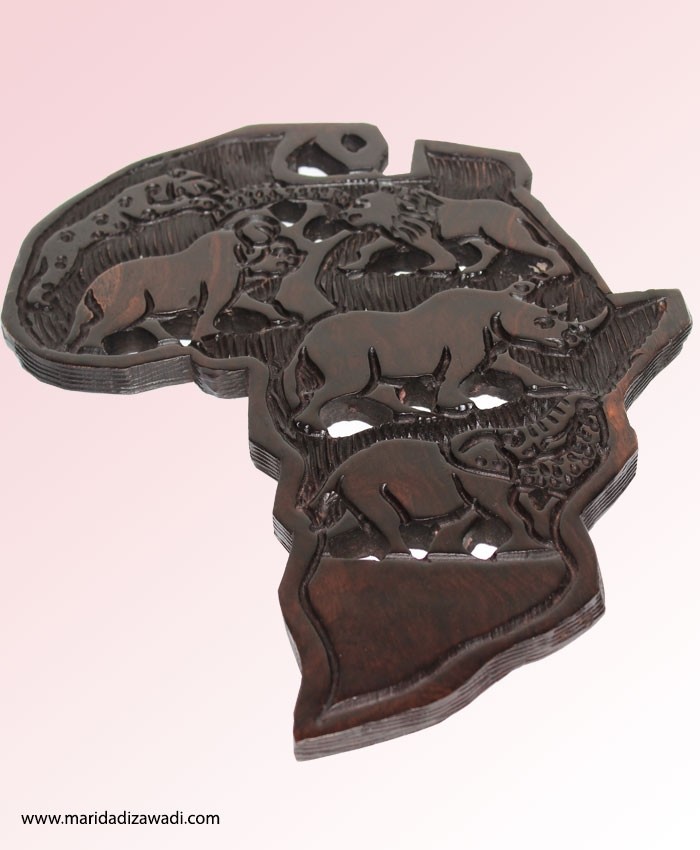 Africa Map Wall Hanging
