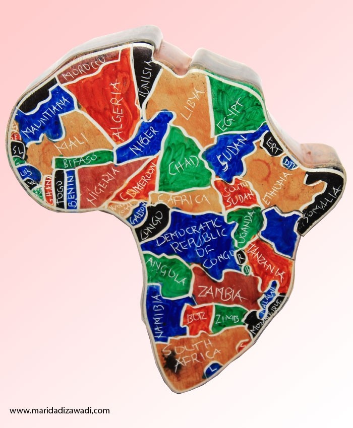 Jewelry Box Africa Map 